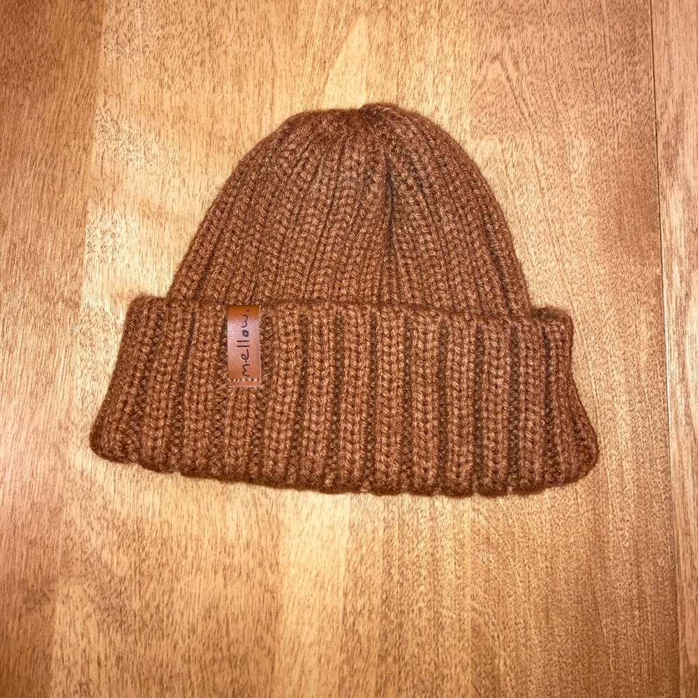 Mellow Infant Brown Winter Knit Hat